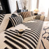 Vertical Stripes Sectional Sofa Cover Slipcover - Non-Slip, Fits L-Shape Couches