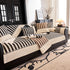 Vertical Stripes Sectional Sofa Cover Slipcover - Non-Slip, Fits L-Shape Couches