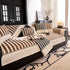 Vertical Stripes Sectional Sofa Cover Slipcover - Non-Slip, Fits L-Shape Couches
