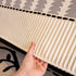 Vertical Stripes Sectional Sofa Cover Slipcover - Non-Slip, Fits L-Shape Couches