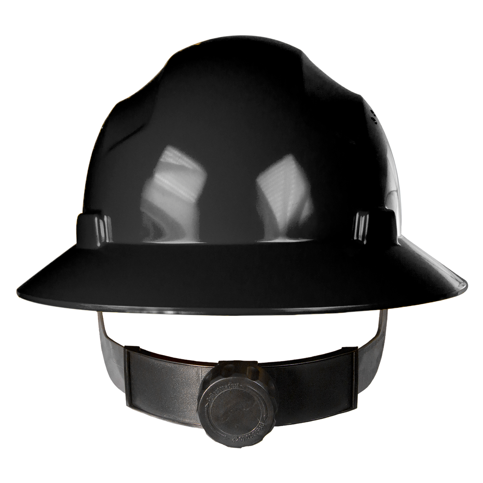 Full Brim Safety Hard Hat with 4 Point Suspension