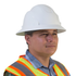 Full Brim Safety Hard Hat with 4 Point Suspension
