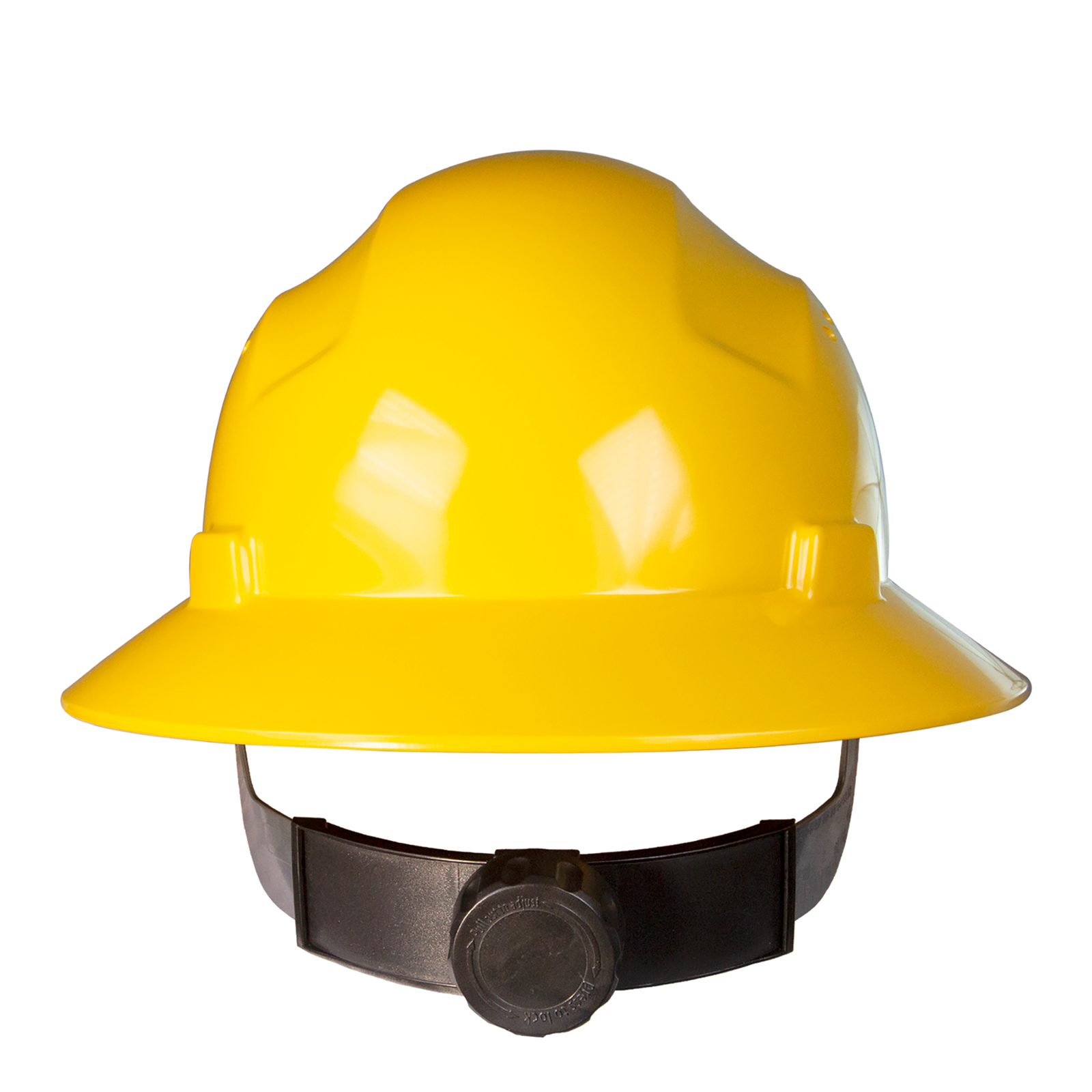 Full Brim Safety Hard Hat with 4 Point Suspension