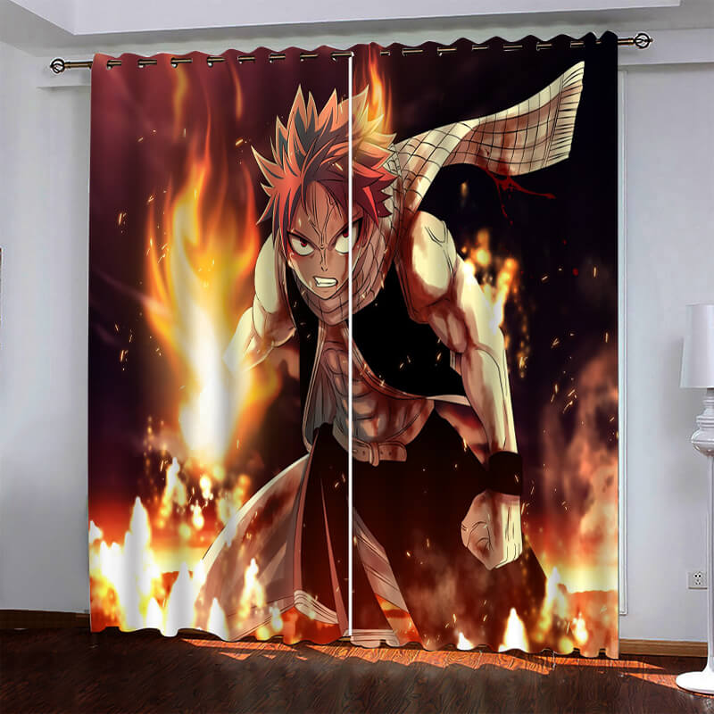 Fairy Tail Pattern Curtains Blackout Window Drapes