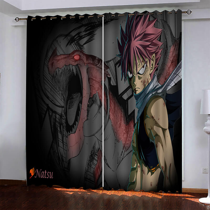 Fairy Tail Pattern Curtains Blackout Window Drapes
