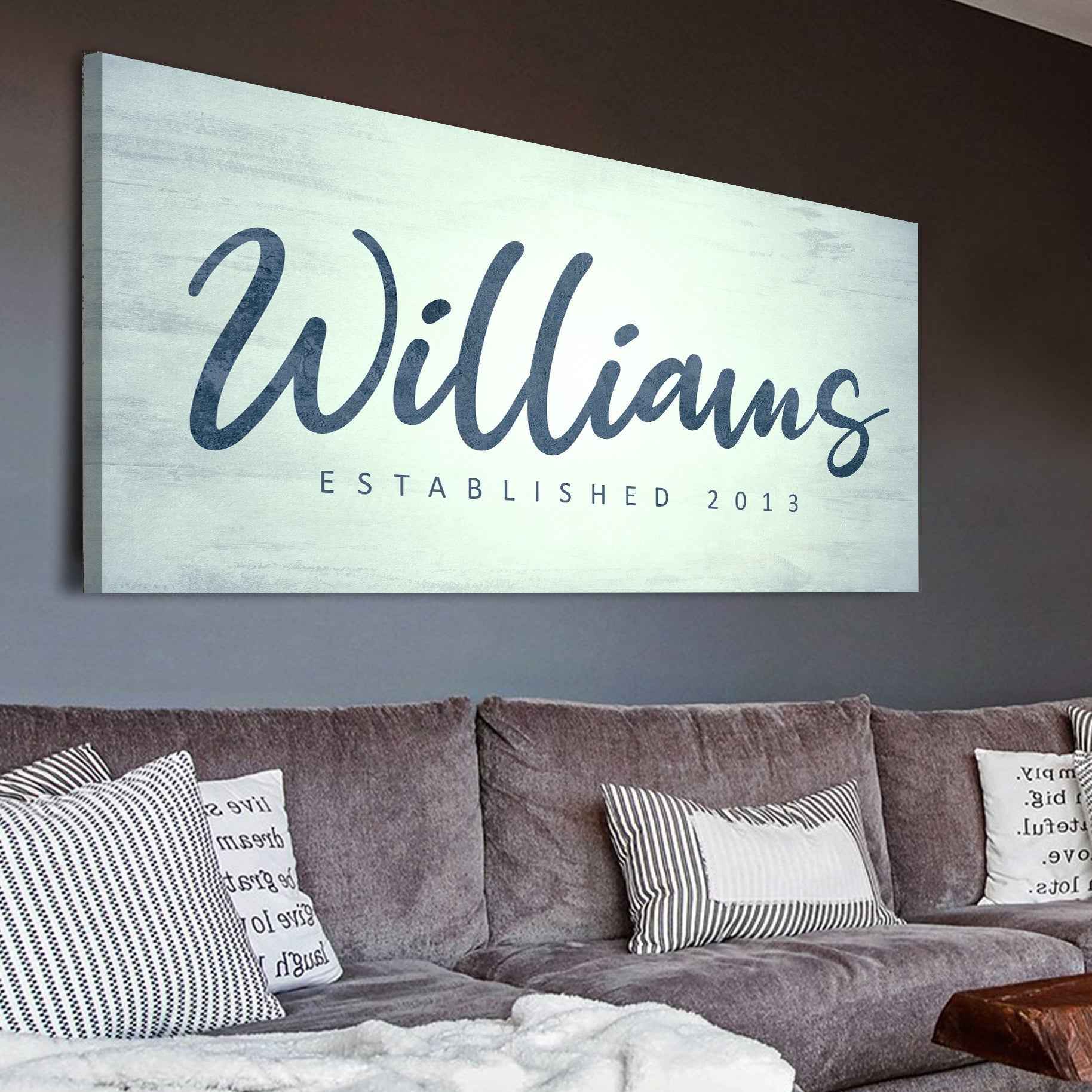 Family Name Sign V