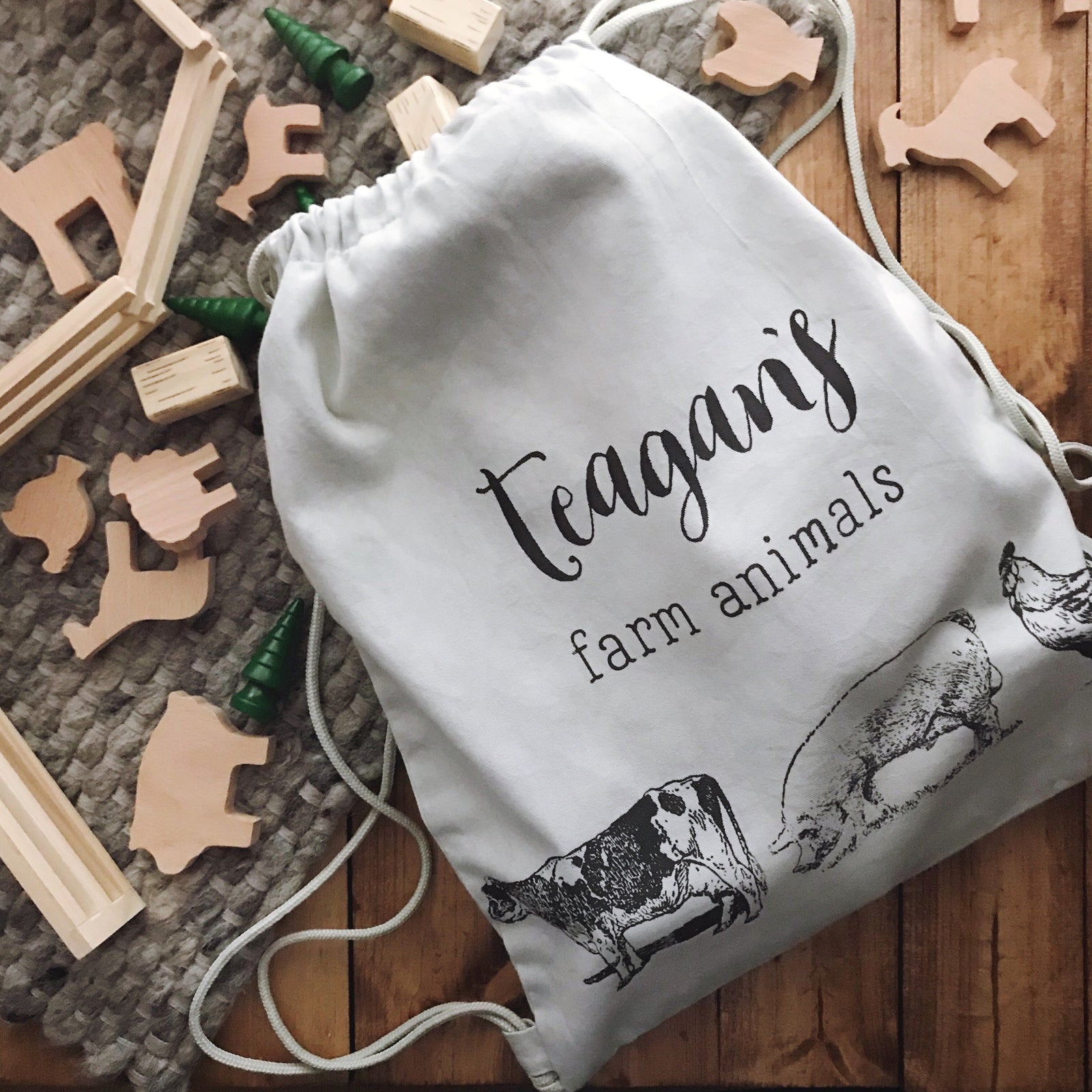 Farm Animals - Mesh Stencil 8.5 x 11