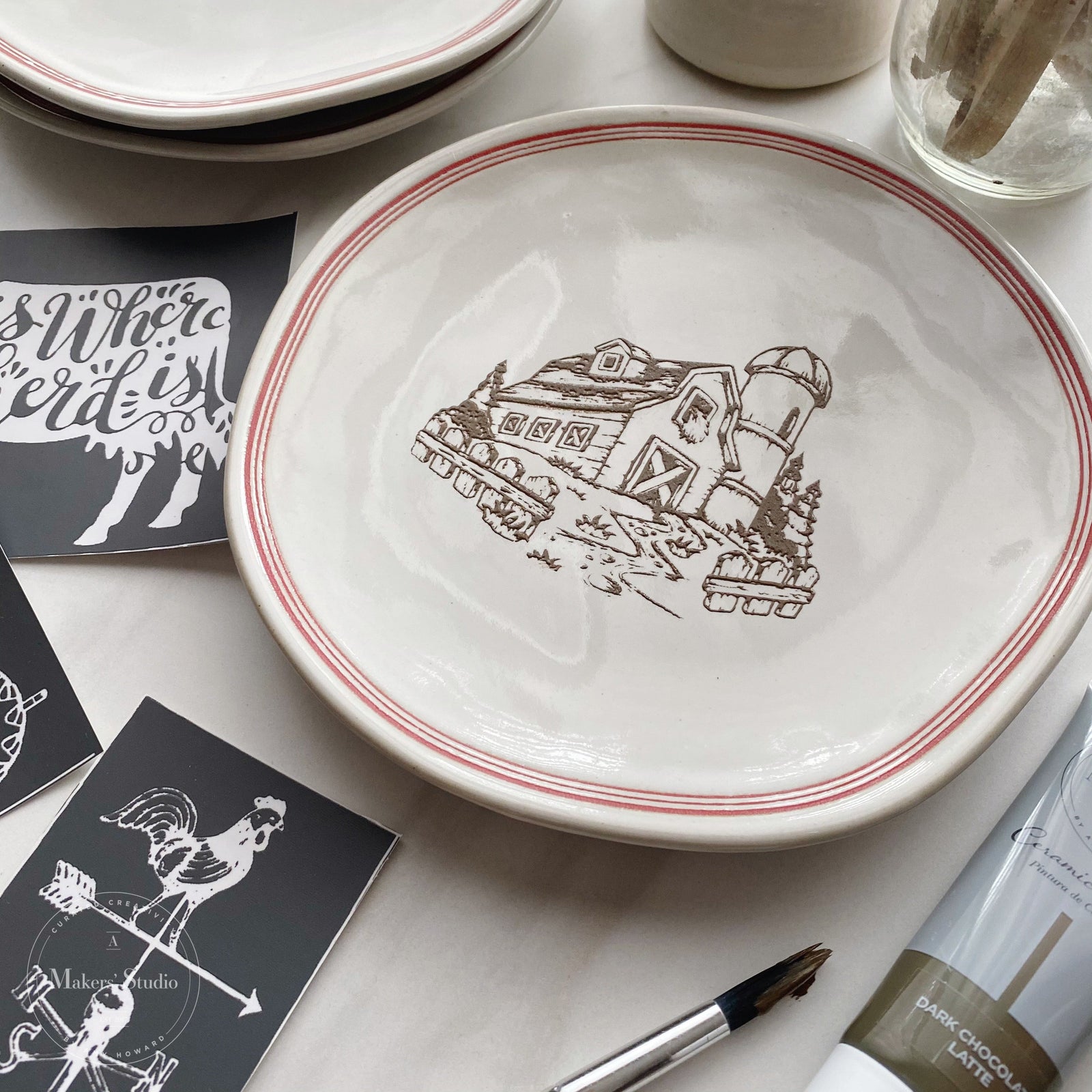 Farm to Table - Mesh Stencil 12x18