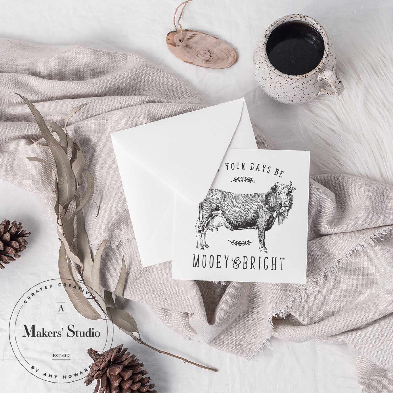 Farmhouse Christmas - Mesh Stencil 12x12