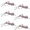 Fat Albert Pink Foam Body Grasshopper Fly - 6 Flies Hook Size 10
