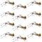 Fat Albert Tan Foam Body Grasshopper Fly - 1 Dozen Flies Hook Size 10