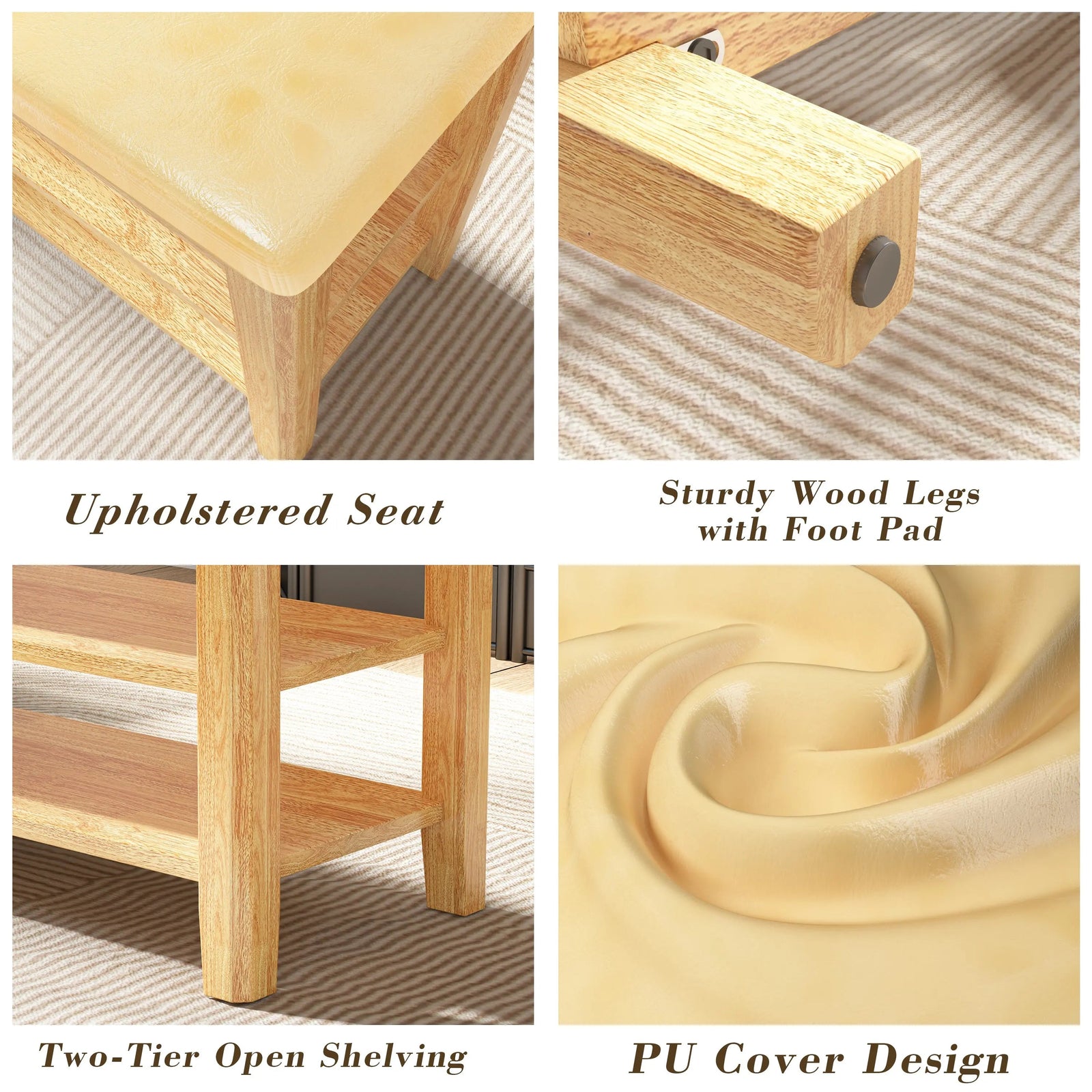 Featured Upholstered Storage Bench