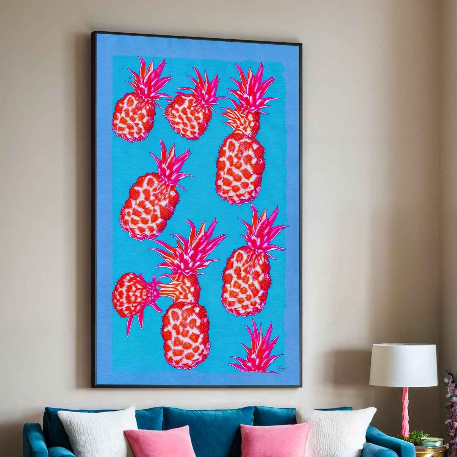 Canvas Print: "Fever Piña"