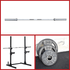 Compact Squat Stand Fitness Package - Muscle D - Vertical Bar Storage