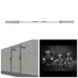 TGrip Commercial 4' Low Profile Wall Mount Rig Fitness Kits - 3x3 Steel - Functional Multi-Grip Pull-Up - Sandwich Style J-Hooks