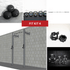 TGrip Commercial 4' Low Profile Wall Mount Rig Fitness Kits - 3x3 Steel - Functional Multi-Grip Pull-Up - Sandwich Style J-Hooks