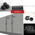 TGrip Commercial 4' Low Profile Wall Mount Rig Fitness Kits - 3x3 Steel - Functional Multi-Grip Pull-Up - Sandwich Style J-Hooks