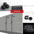 TGrip Commercial 4' Low Profile Wall Mount Rig Fitness Kits - 3x3 Steel - Functional Multi-Grip Pull-Up - Sandwich Style J-Hooks