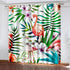 Flamingo Curtains Pattern Blackout Window Drapes