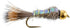 Barbless Bead Head Flash Back Gold Ribbed Hare's Ear Nymph 6 Flies Hook Size 10