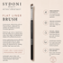 SYDONI FLAT LINER BRUSH - Synthetic Hair Bristles
