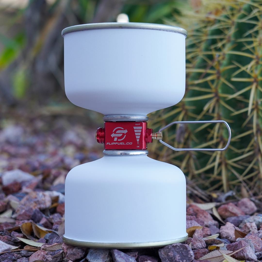 FlipFuel Backpacking Fuel Transfer Device