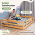 Full-Size Montessori Floor Bed with Strong Slatted Frame