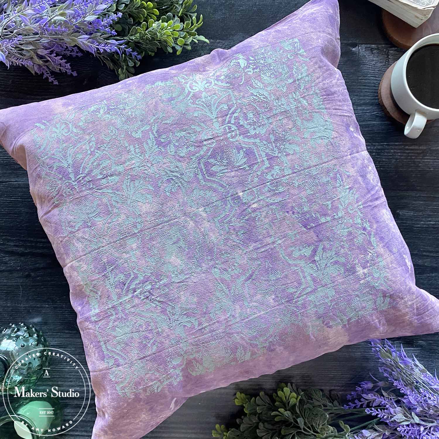 Floral Damask - Mesh Stencil 12x12