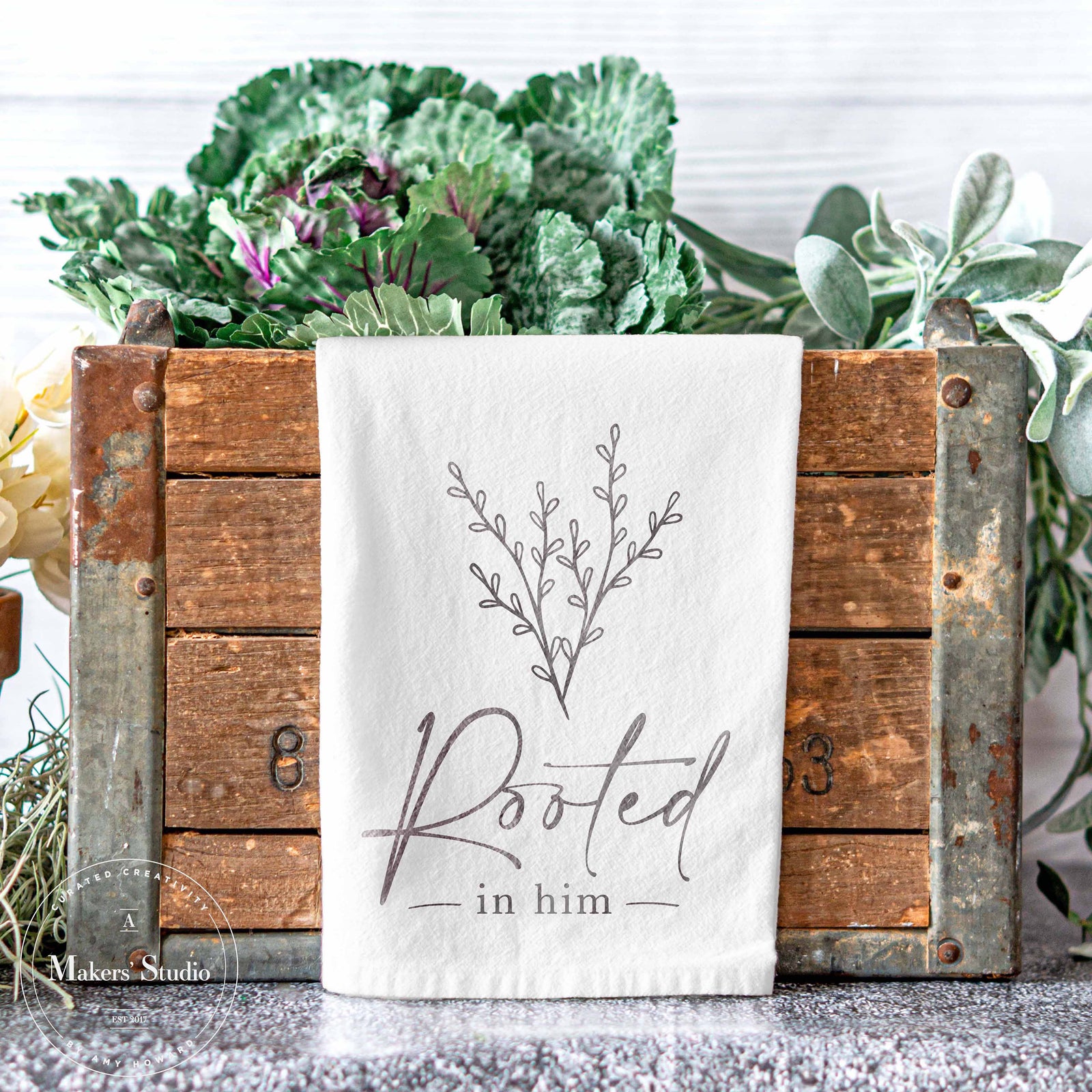 Floral Faith - Mesh Stencil 12x18