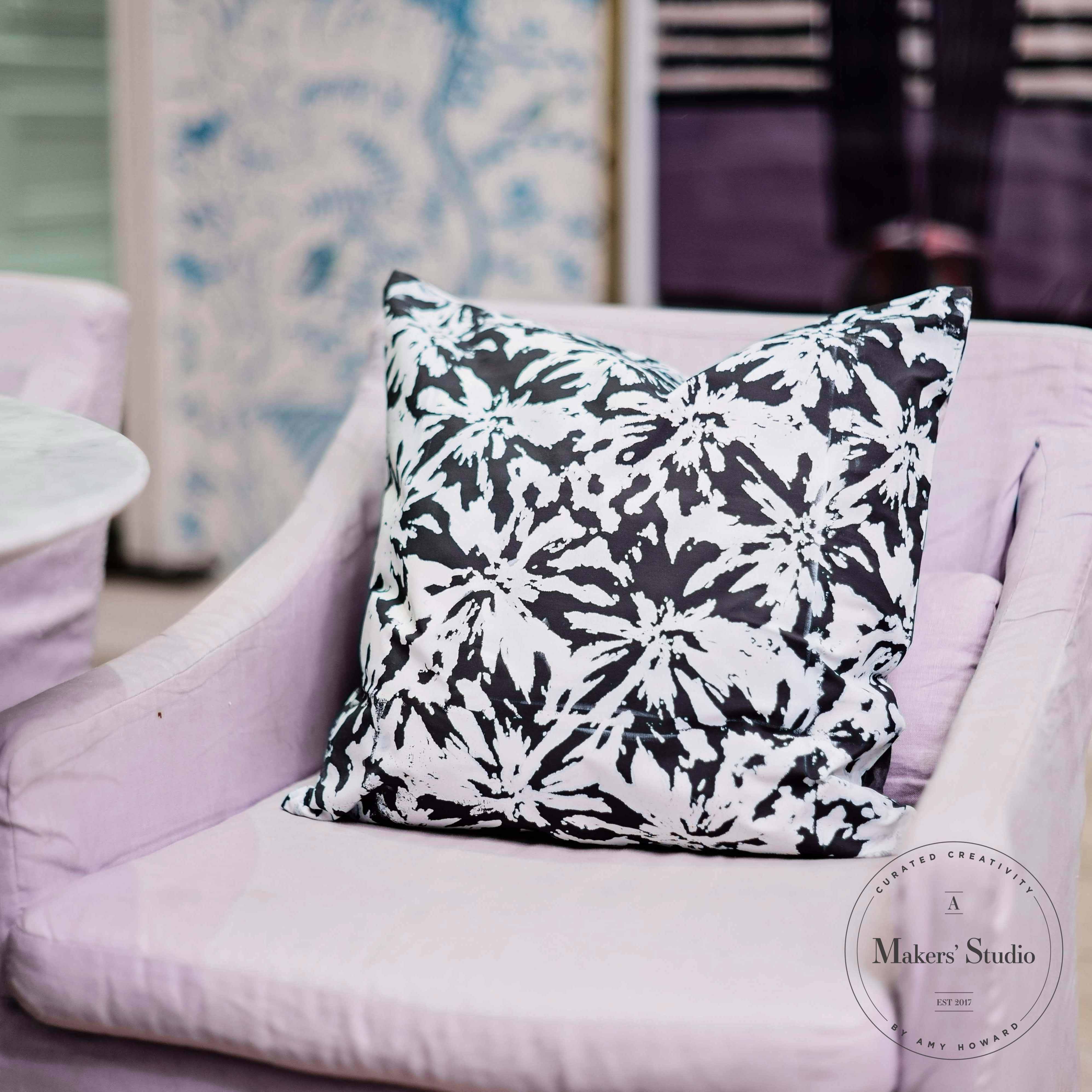 Floral Fireworks - Mesh Stencil 12x12