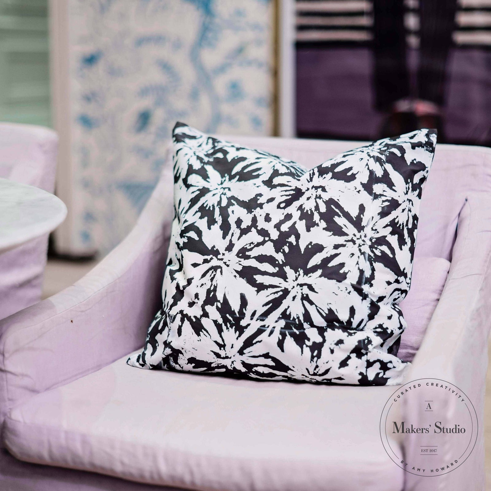 Floral Fireworks - Mesh Stencil 12x12