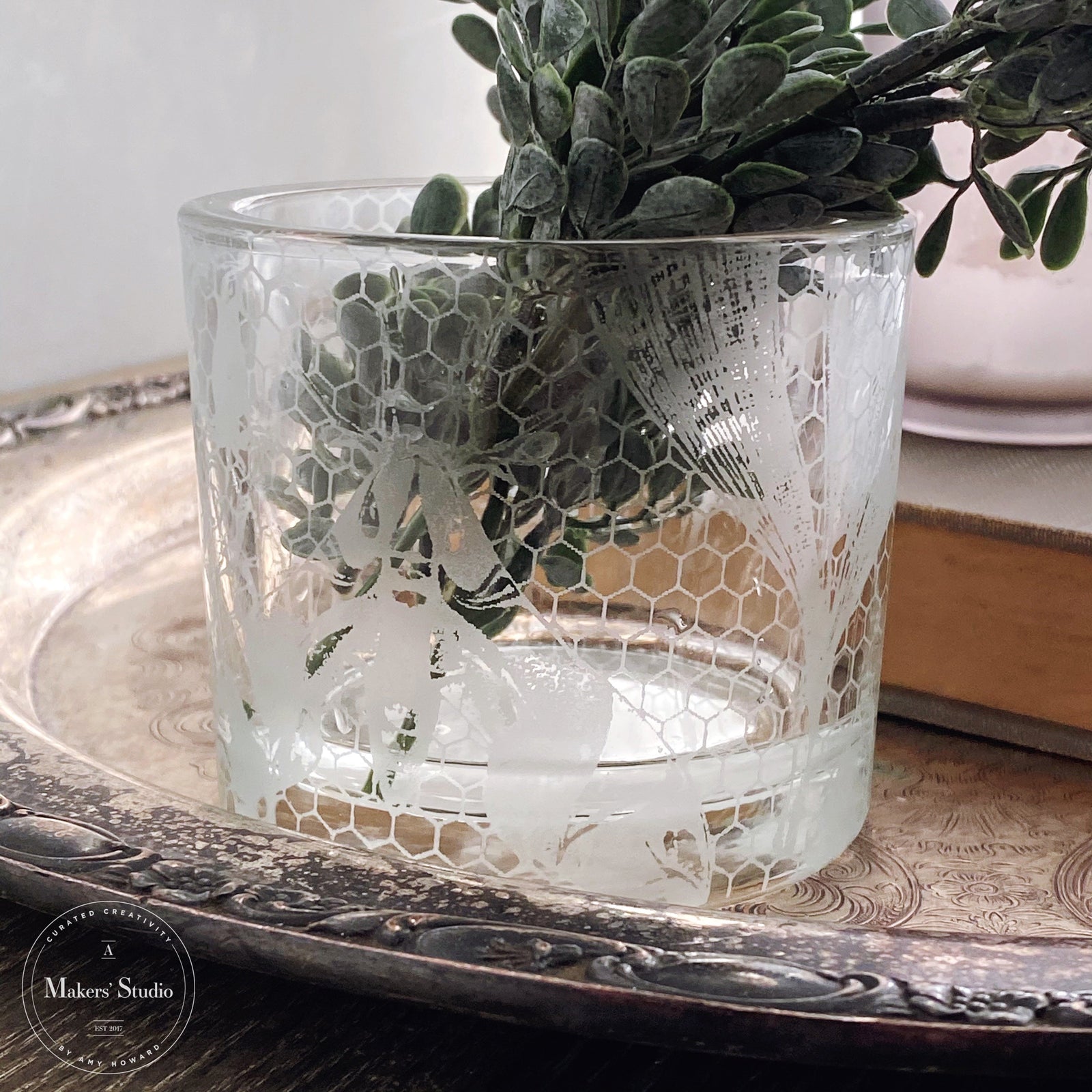 Flowers and Insects - Mesh Stencil - 12x12