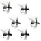 Black Fur Flying Ant Terrestrial Trout Dry Fly - 6 Flies Hook Size 14
