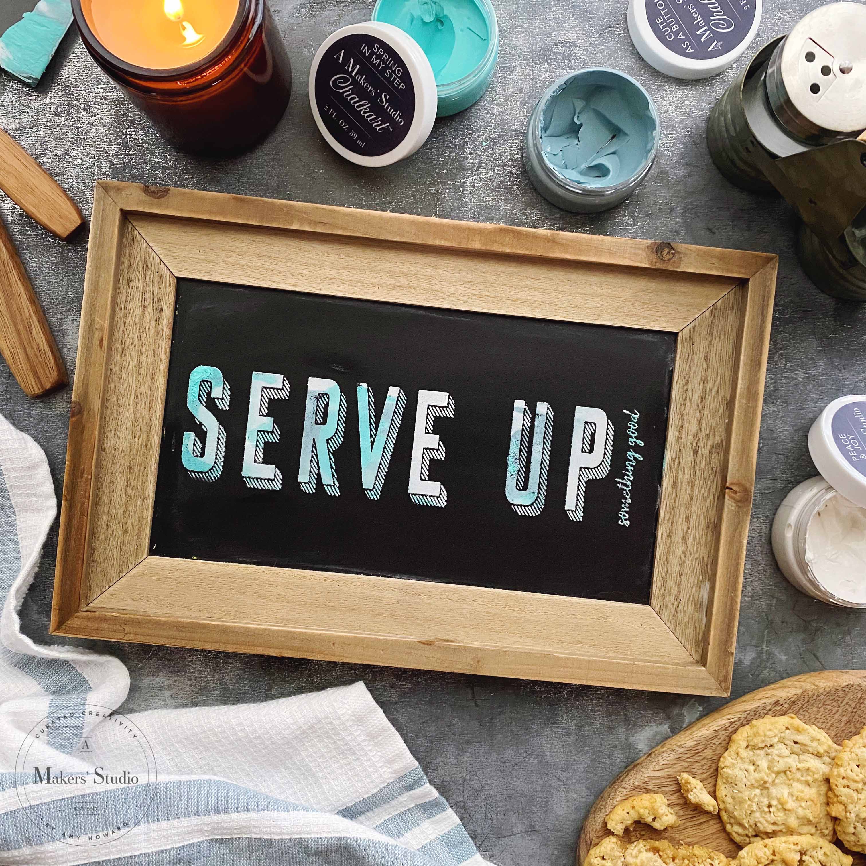 Food is My Love Language - Mesh Stencil 8.5x11