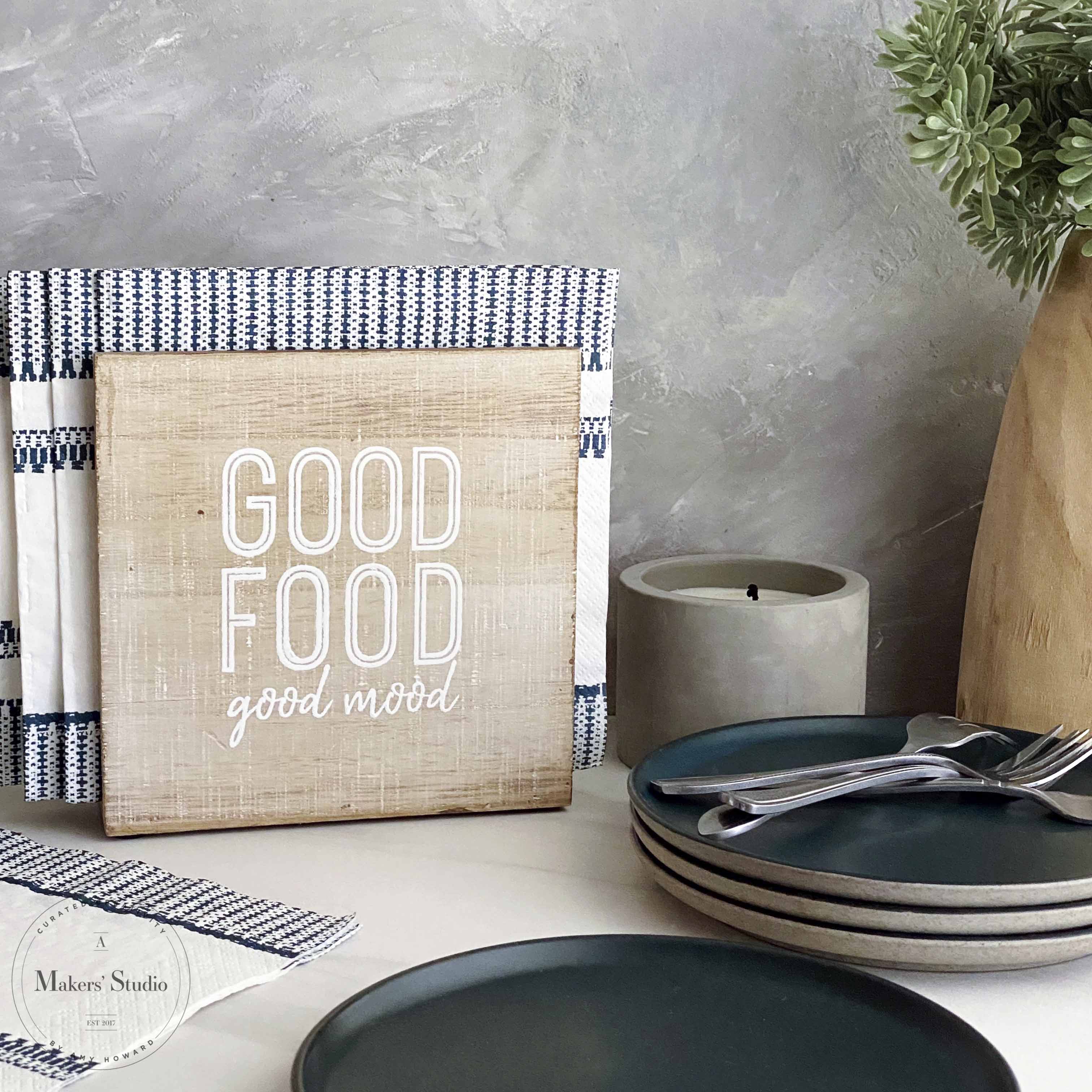 Food is My Love Language - Mesh Stencil 8.5x11