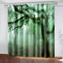 Forest Tree Curtains Blackout Window Treatments Drapes for Room Decor