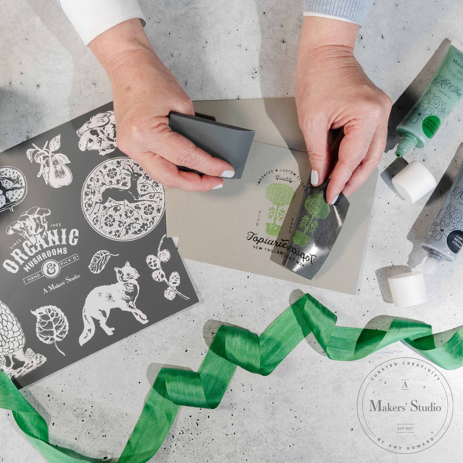 Forest - Mesh Stencil 8.5x11