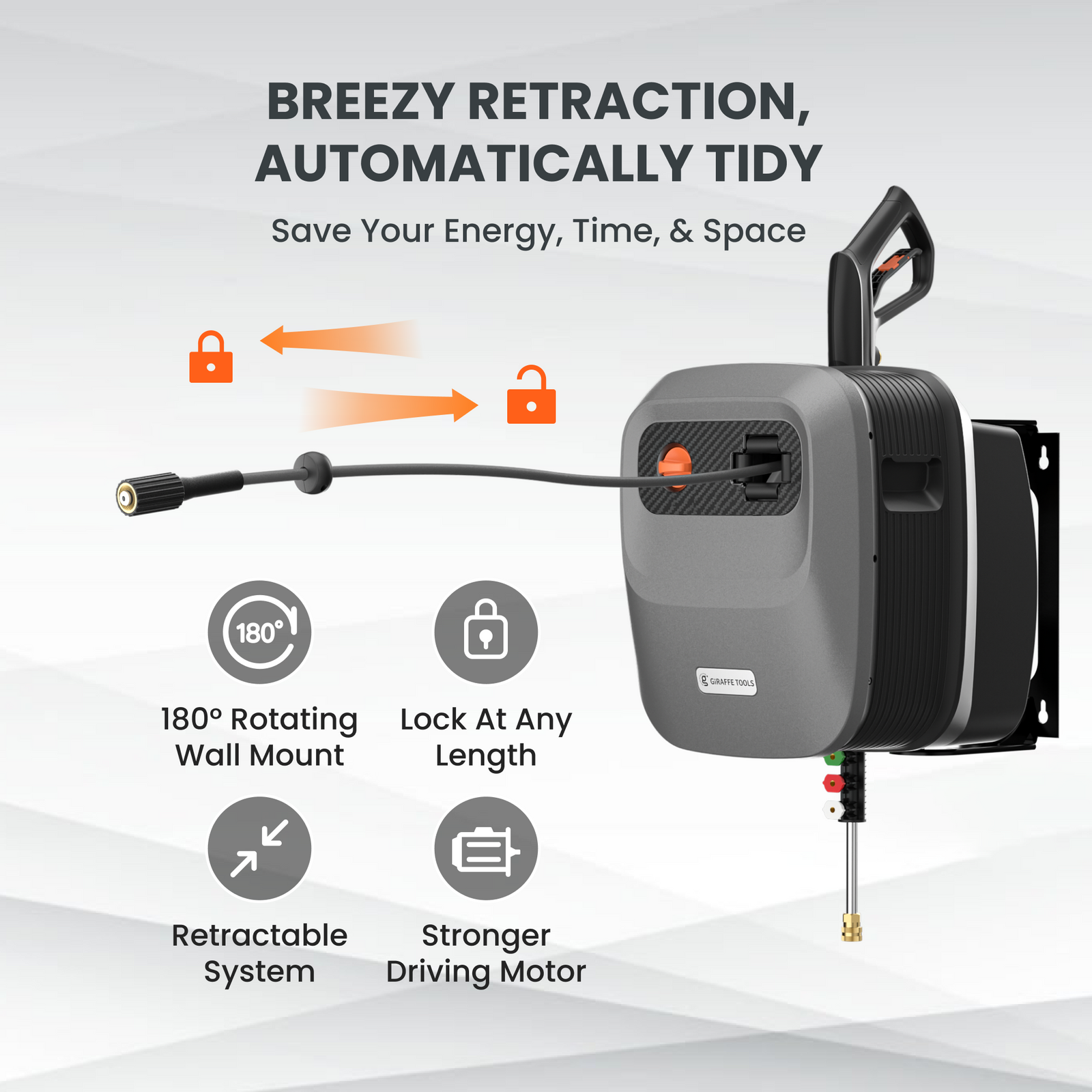 Grandfalls Retractable Pressure Washer G20 Pro