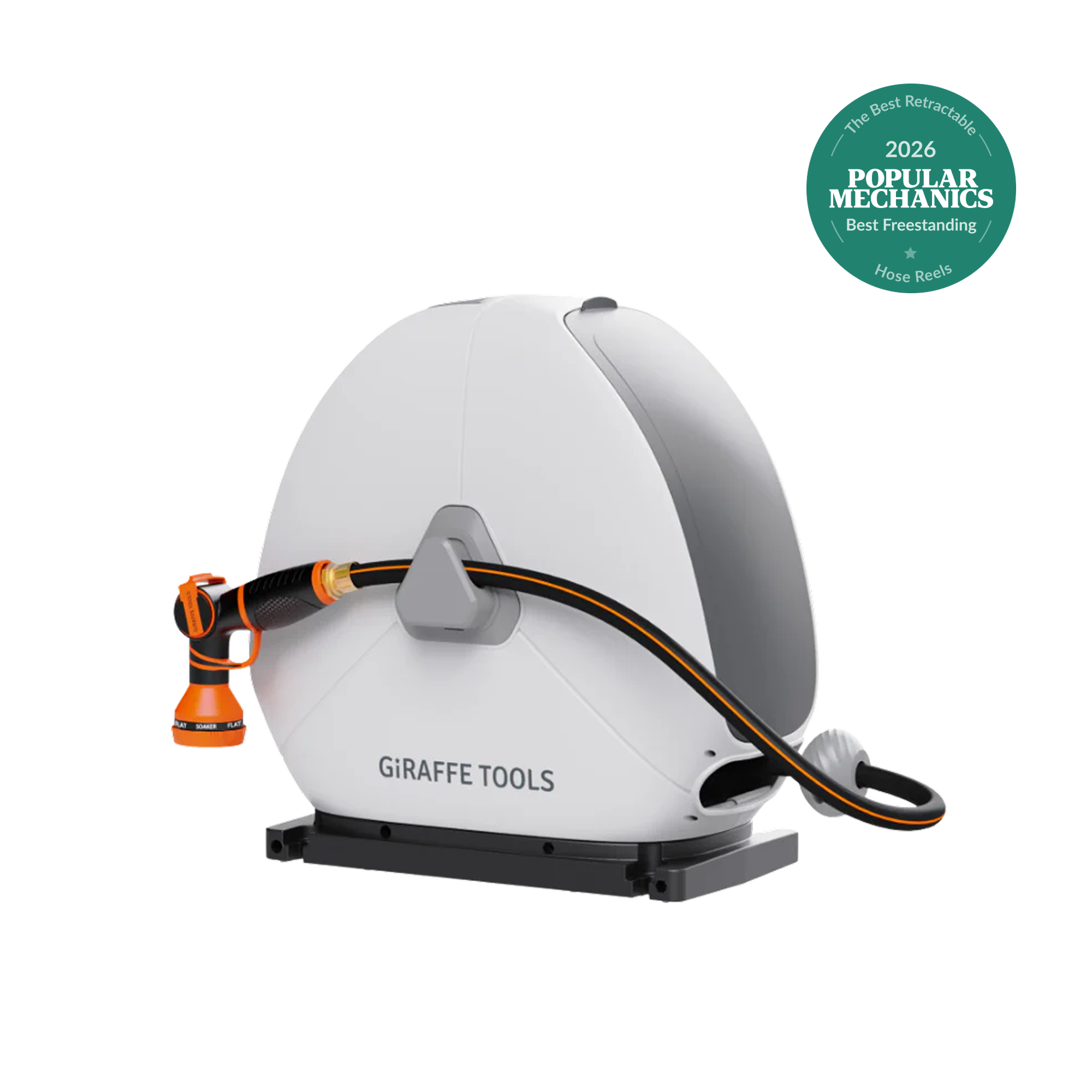 Ground-Mounted Retractable Hose Reel