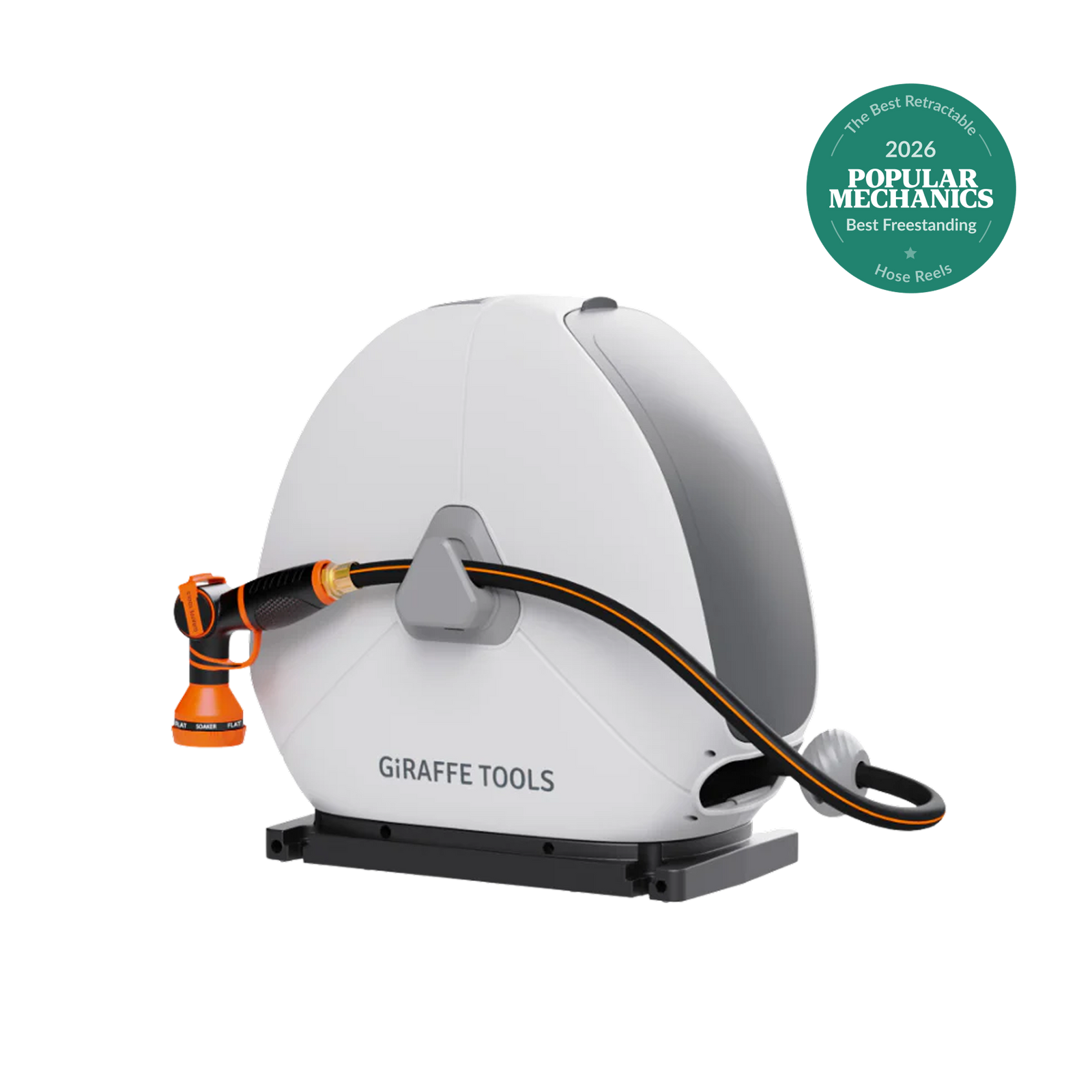 Ground-Mounted Retractable Hose Reel