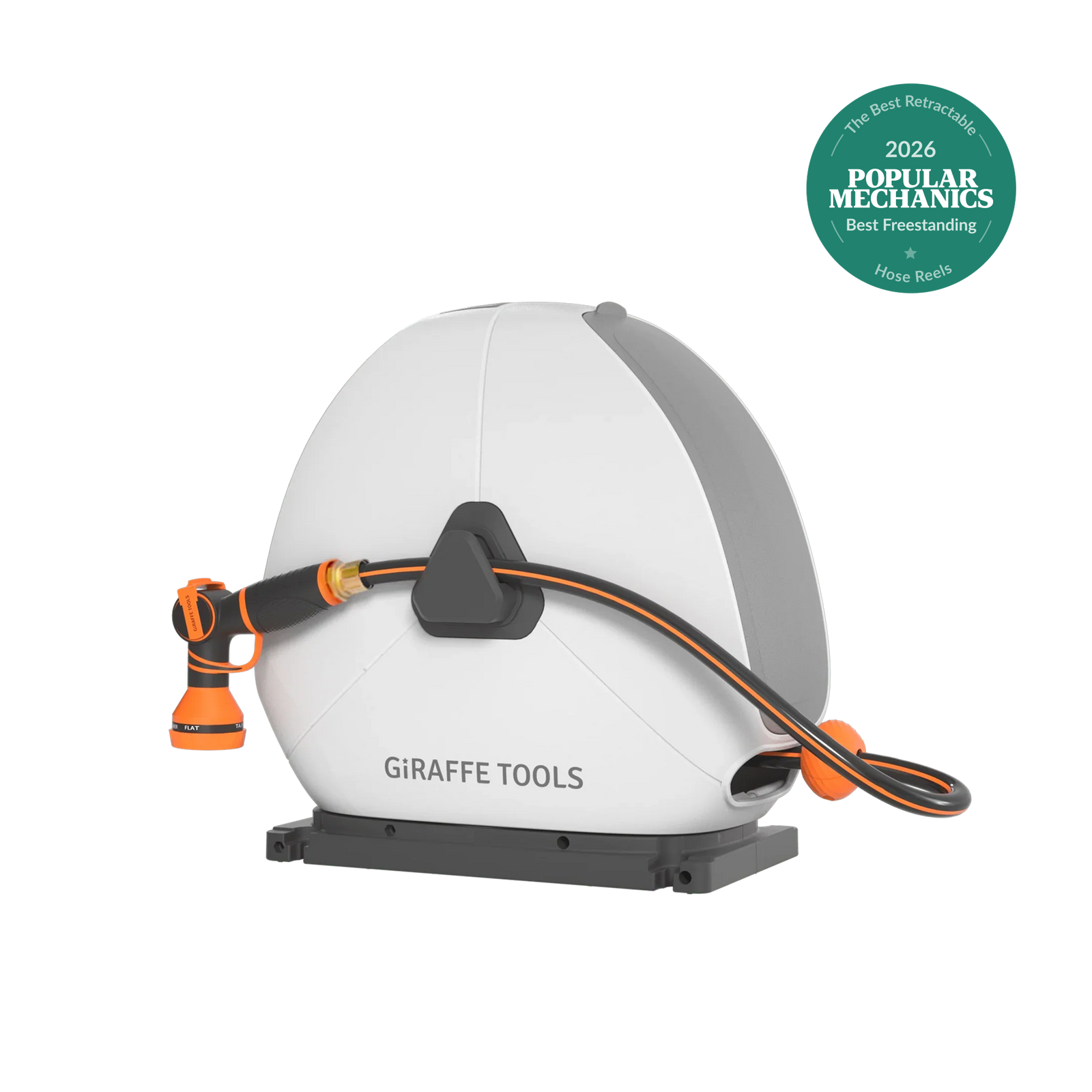 Ground-Mounted Retractable Hose Reel