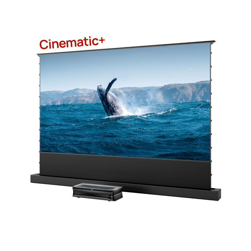 100''-130'' AWOL Vision Cinematic+ ALR Motorized Floor Rising Acoustic Screen