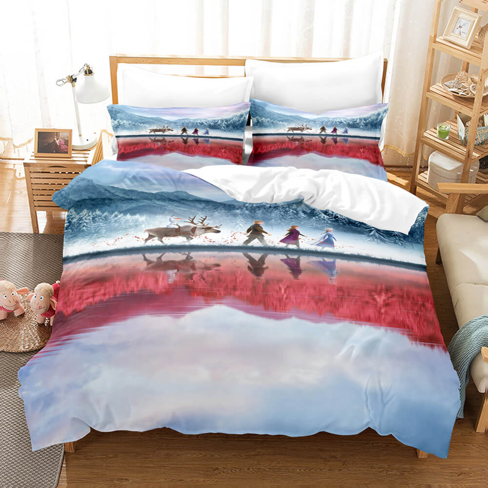 Frozen 2 Cosplay Bedding Set Quilt Cover Without Filler