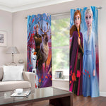 Frozen Elsa Anna Curtains Blackout Window Drapes for Room Decoration