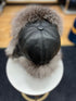 Genuine Silver Fox Fur Genuine Leather Hat