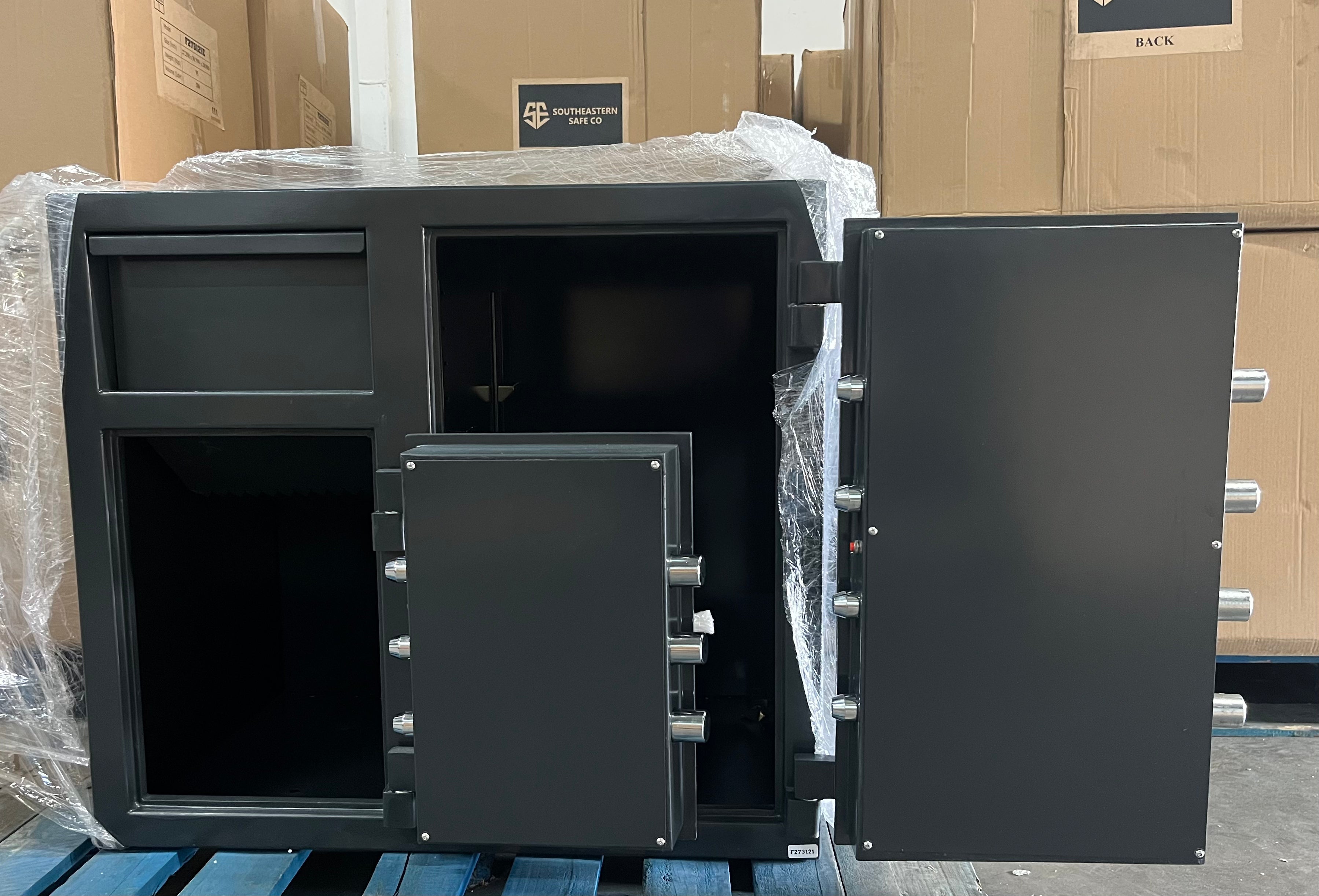 SOUTHEASTERN FL273121EE 2 Door Cash Drop Safe For Business Quick Digital Lock