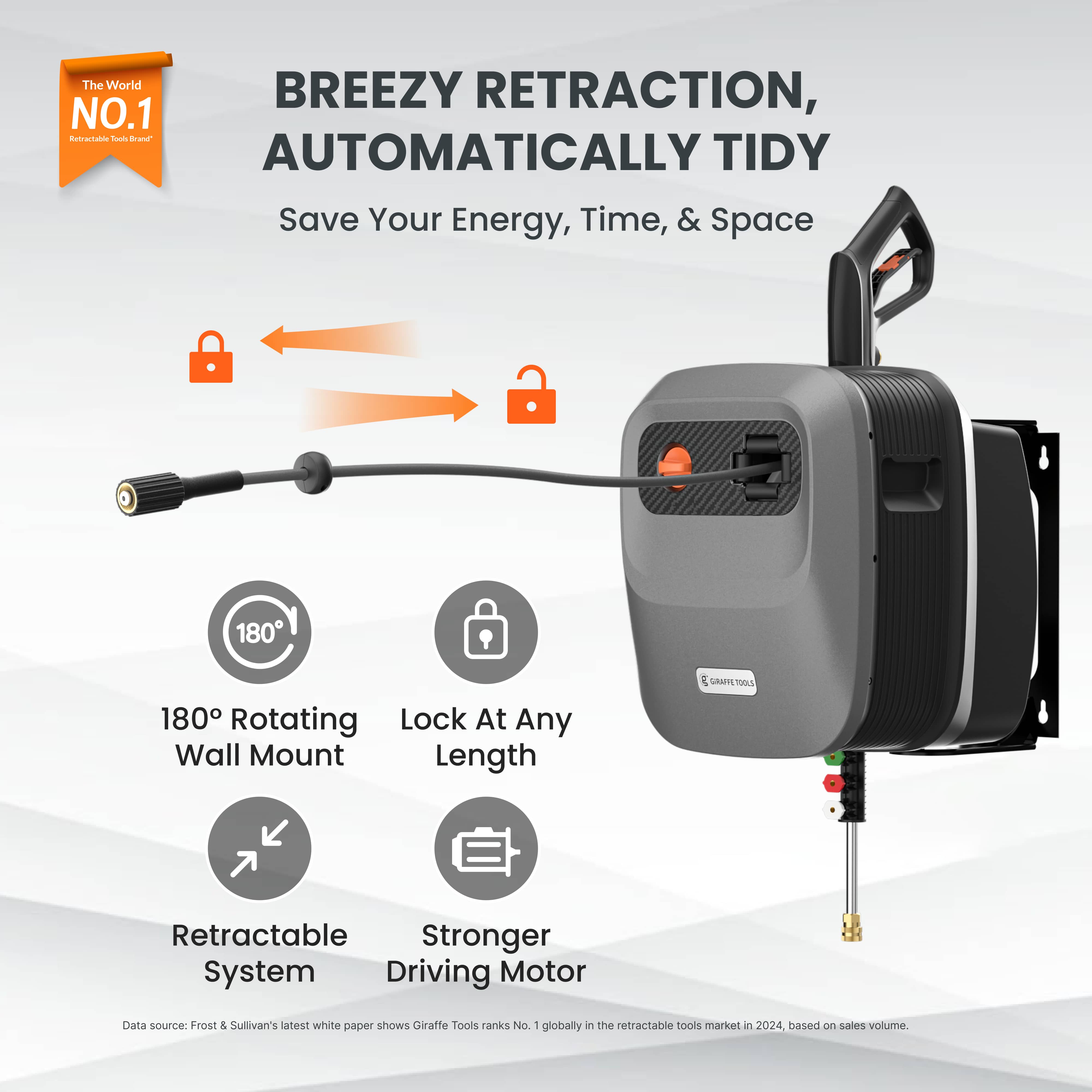 Grandfalls Retractable Pressure Washer G20 Pro