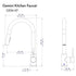 ZLINE Gemini Kitchen Faucet, GEM-KF-PG