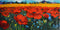 Poppy Field - Glass Mosaic Art