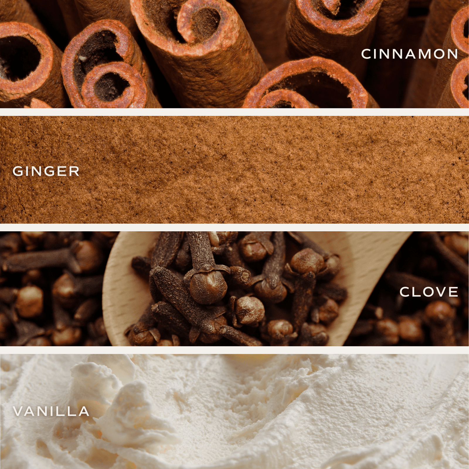 Gingerbread and Spice Soy Candle - Clear Jar - 9 oz